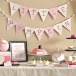 Little Girl Pumpkin Baby Shower