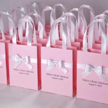 pink tiffany baby shower boxes