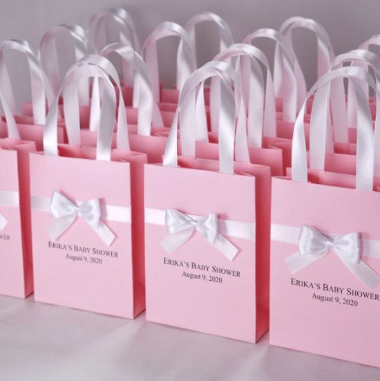 pink tiffany baby shower boxes