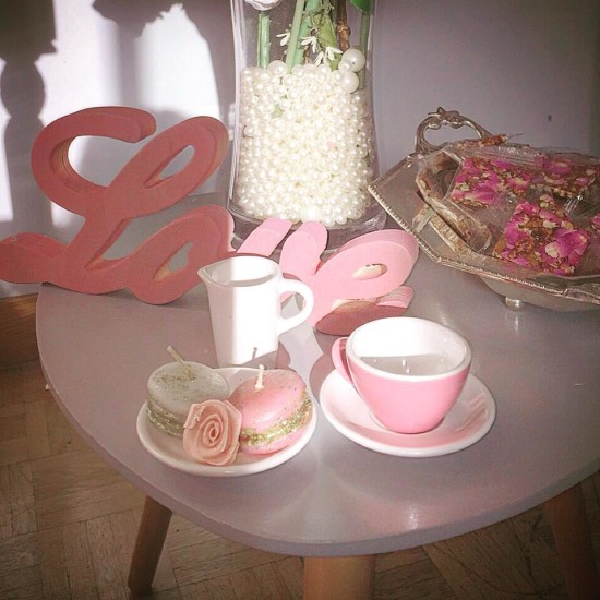 tutu baby shower, ballerina baby shower ideas, macaroon candles