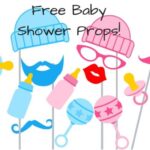 FREE Baby Shower Photo Booth Props – Pink & Blue Theme
