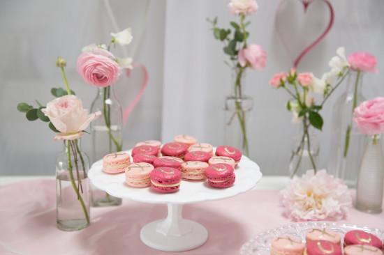 Sweet XOXO Baby Shower dessert table