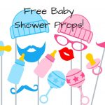 FREE Baby Shower Photo Booth Props
