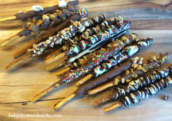 gourmet pocky sticks baby shower treats 7