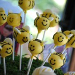 Pink and Purple Bumble Bee Baby Shower