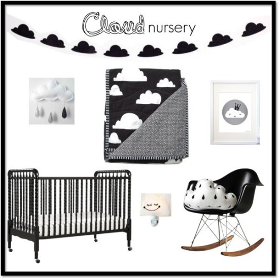 cloud nursery room decoration ideas