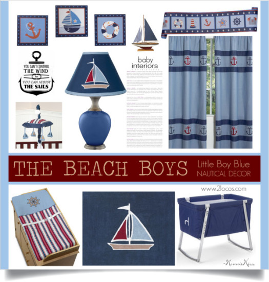 the beach boys, nautical baby nursery decorations