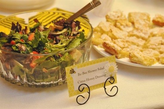 what-will-it-bee-baby-shower-citrus-honey-dressing-salad