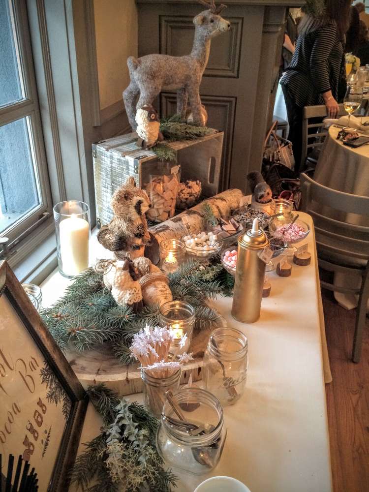 Wintery Woodland Animal Baby Shower Themes