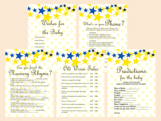 Twinkle Twinkle Gender Describe - Boy or girl Shower Strategies - Themes graphic regarding Printable Gender Reveal Games named Twinkle Twinkle Gender Describe - Kid Shower Designs - Themes