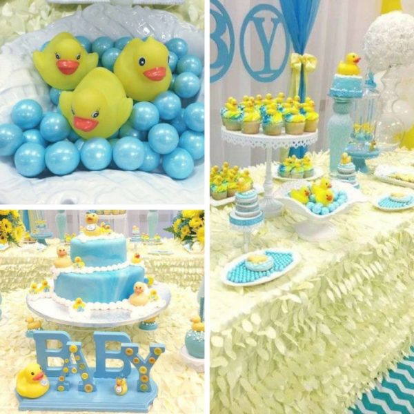 Rubber Ducky Baby Shower: The Decorations