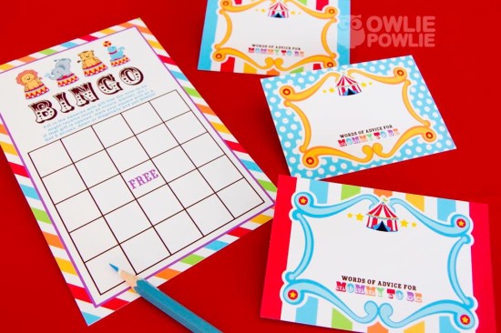 circus-carnival-baby-shower games