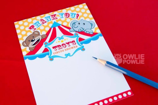 circus-carnival-baby-shower thank you cards