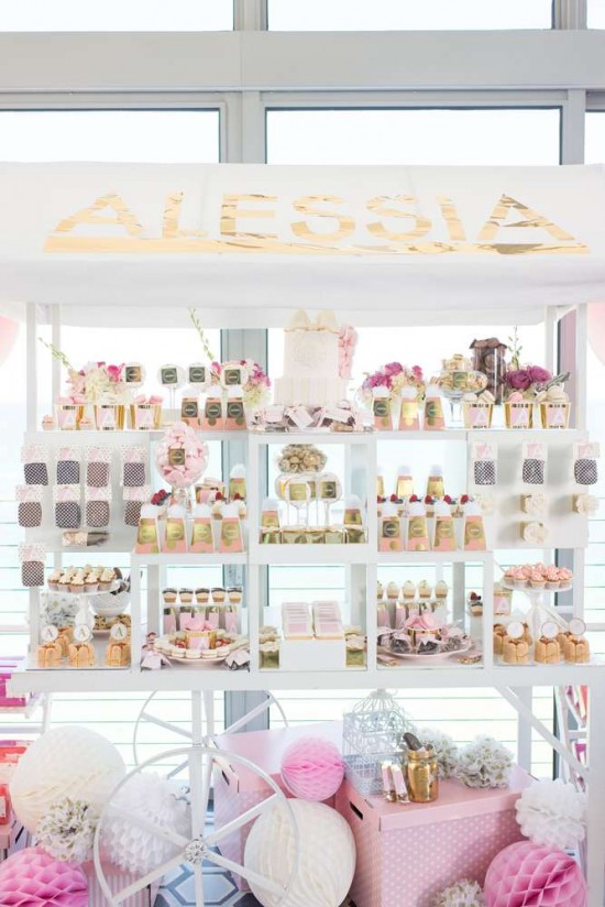 Elegant-Pastel-French-Patisserie-Baby-Shower-Dessert-Table