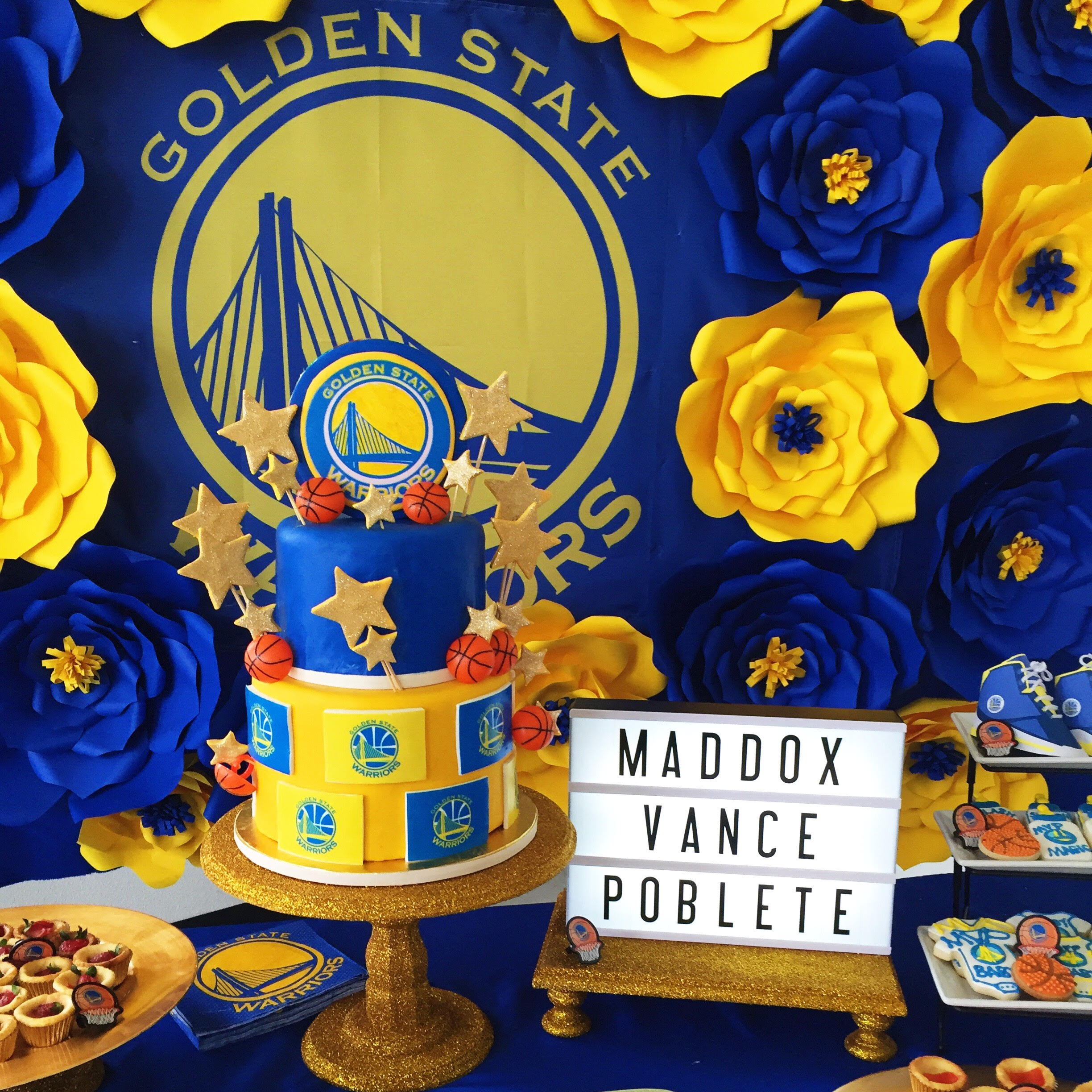 Golden State Warriors MVP Baby Shower - Baby Shower Ideas 4U