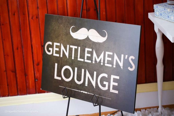 Sophisticated-Mustaches-And-Bows-Baby-Shower-Gentlemens-Lounge
