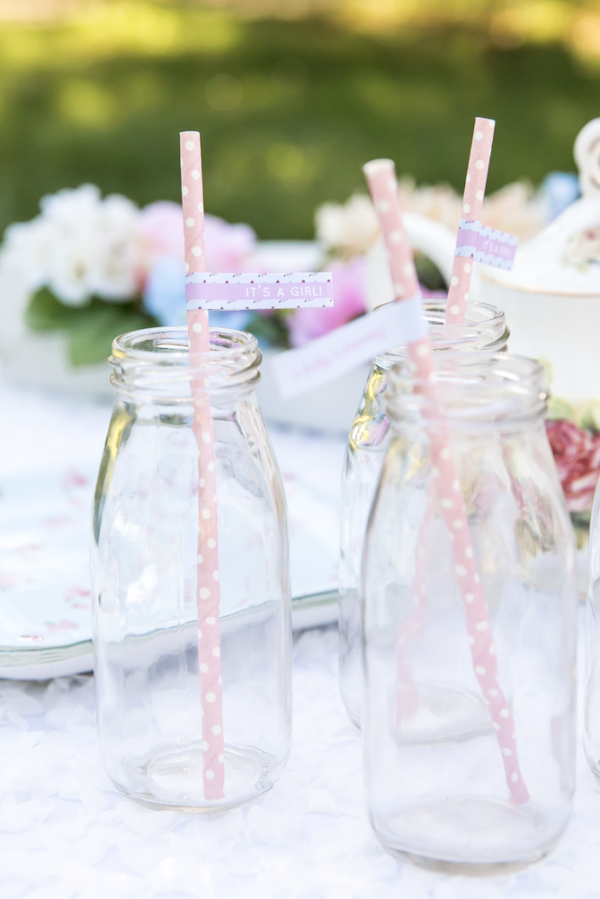 Floral-Tea-Party-Shower-Polka-Dot-Straws