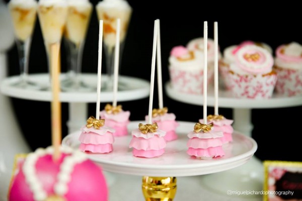 Pink-And-Black-Floral-Baby-Shower-Gold-Bow-Cakepops