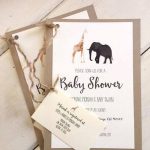 Contemporary Safari Baby Shower
