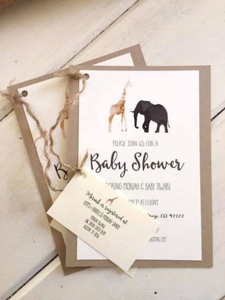 african wild safari baby shower