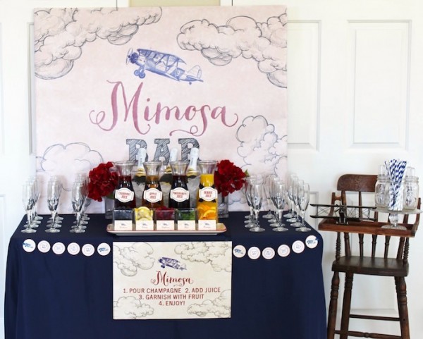 Classic-Airplane-Baby-Shower-Mimosa-Bar
