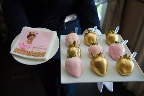 Pink-And-Gold-Tutu-Cute-Baby-Shower-Strawberrries