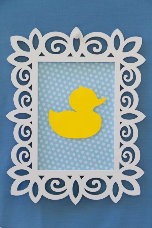 Sweet-Rubber-Ducky-Shower-Framed-Art