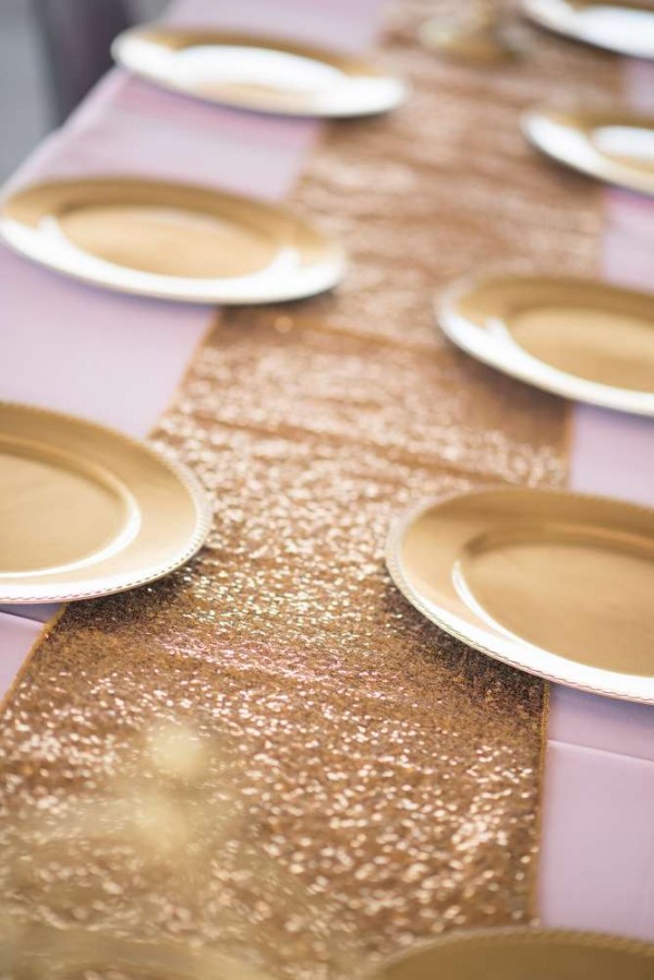 Shimmering-Pink-And-Gold-Baby-Shower-Place-Settings