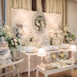 Charming Silver Blue Sky Baby Shower