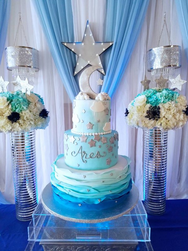 Starry Night Baby Shower - Baby Shower Ideas 4U