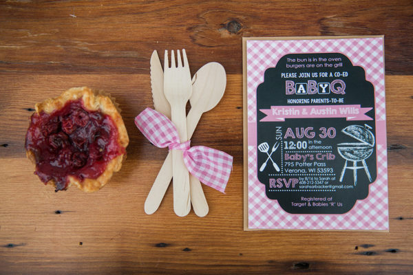 BBQ baby shower invitation