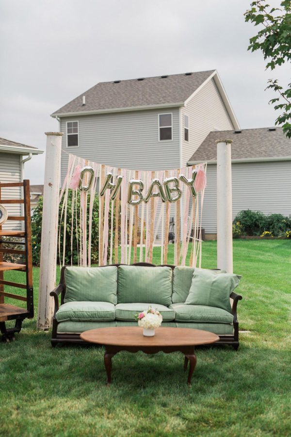 Charming Backyard Baby Q Shower Tablescape BBQ