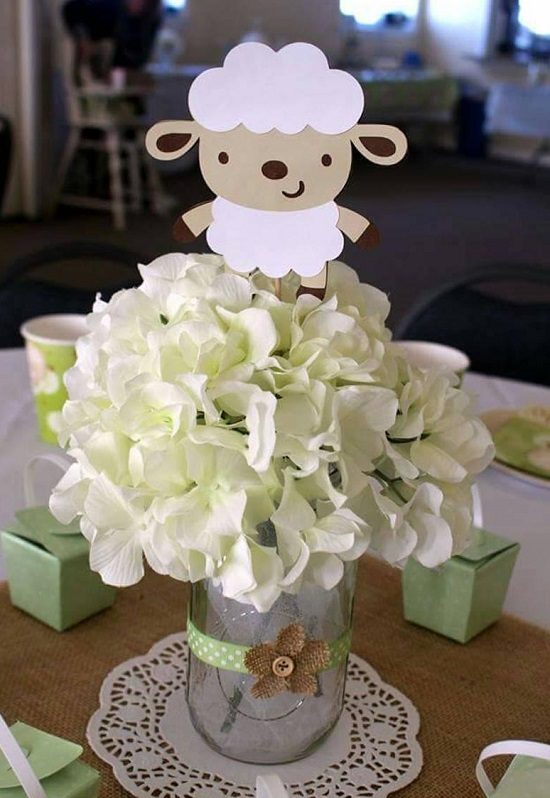 little lamb centerpiece stakes
