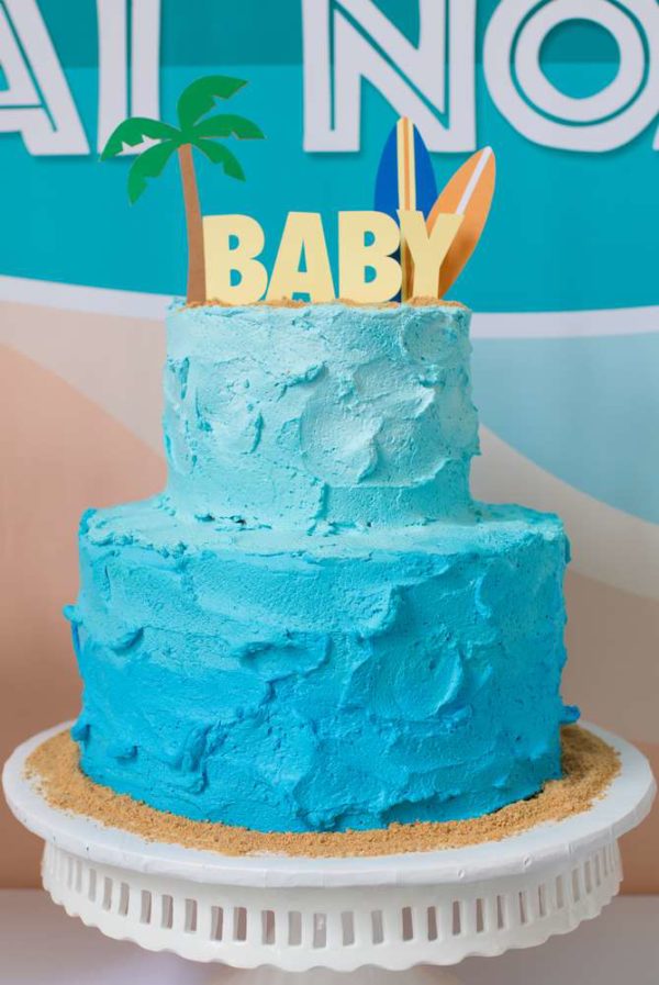 Editable Baby on Board Baby Shower Sprinkle Surf Surfing 