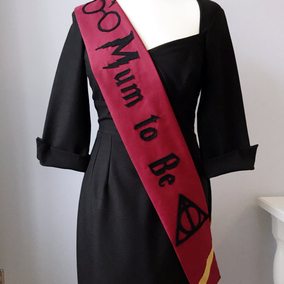 Harry Potter Baby Shower Sash