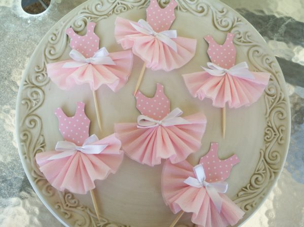 princess-baby-shower-cupcake-toppers-ballet-pink-bow