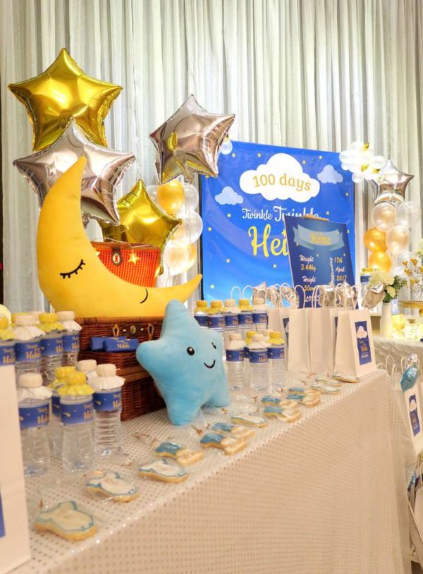 Twinkle Twinkle Little Star Golden Baby Shower - Baby Shower Ideas ...