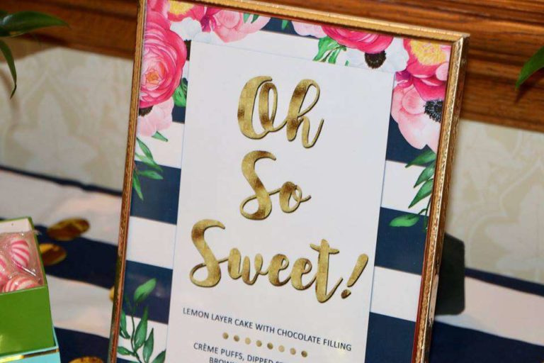Elegant Kate Spade Baby Shower – Baby Shower Ideas 4U