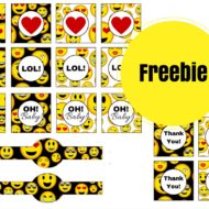 Free Emoji baby shower Printable