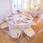Pink and Gold Themed Baby Shower Decorations and Party Favors