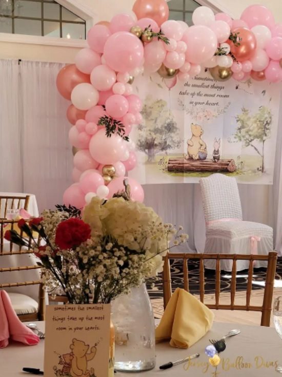 girl winnie the pooh baby shower