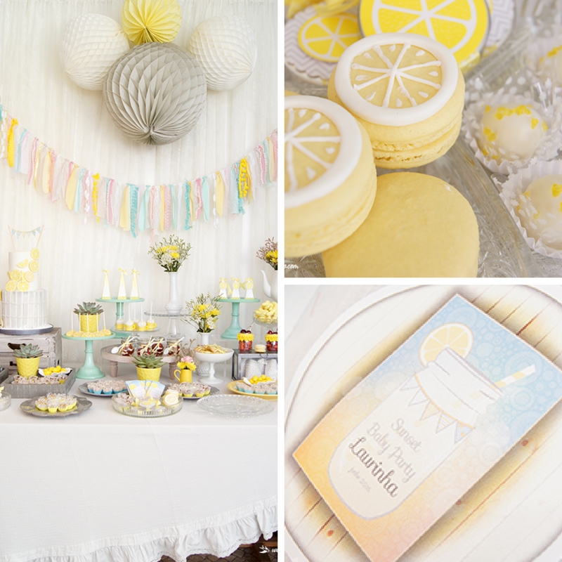 Lemon Baby Shower Decorations and Party Favors – Baby Shower Ideas 4U