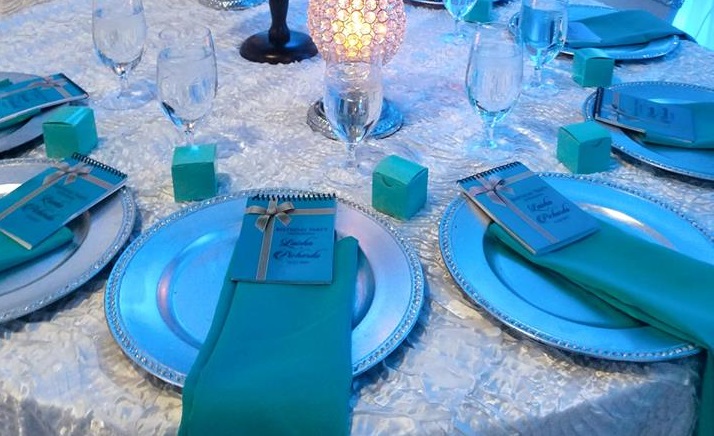 Tiffany Themed Party setup