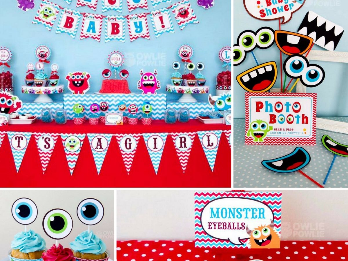 Monster Bash Baby Shower Baby Shower Ideas 4u