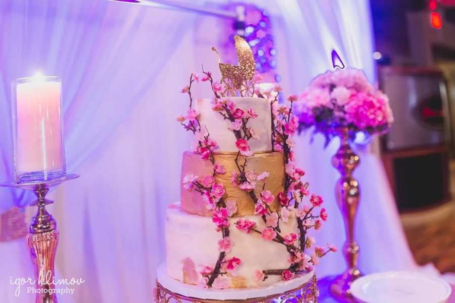 Pink-Cherry-Blossom-Baby-Shower-Cake