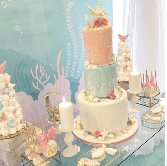 Princess Pastel Ocean Baby Shower