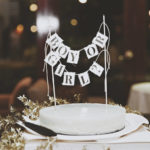 Gold and White Gender Reveal Party