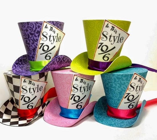Little Mini Mad Hatter Hats-Alice in Wonderland Party