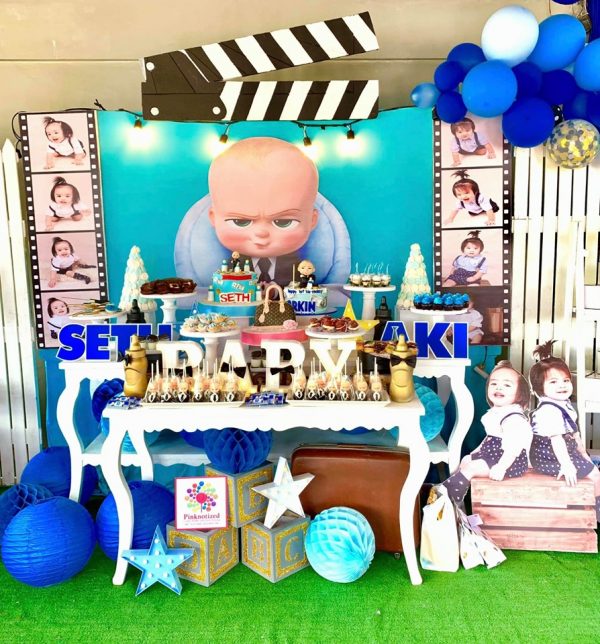 boss baby themed candy bar