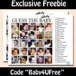 Free Guess the Celebrity Baby Game Instant Download!